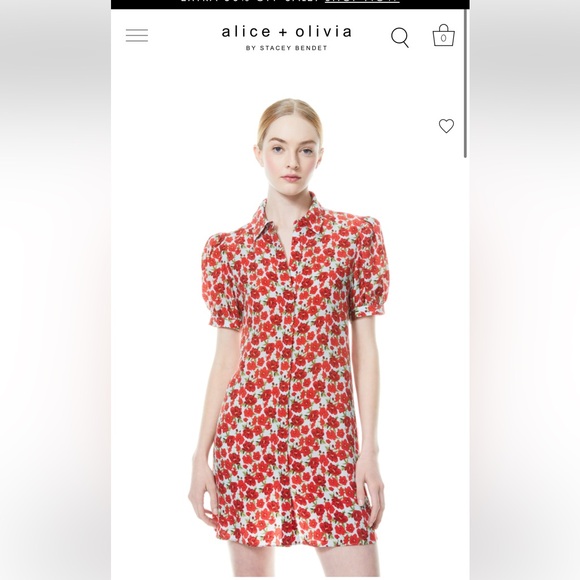 Alice + Olivia by Stacey Bendet — Jem floral shirt dress
Size M - Picture 2 of 4